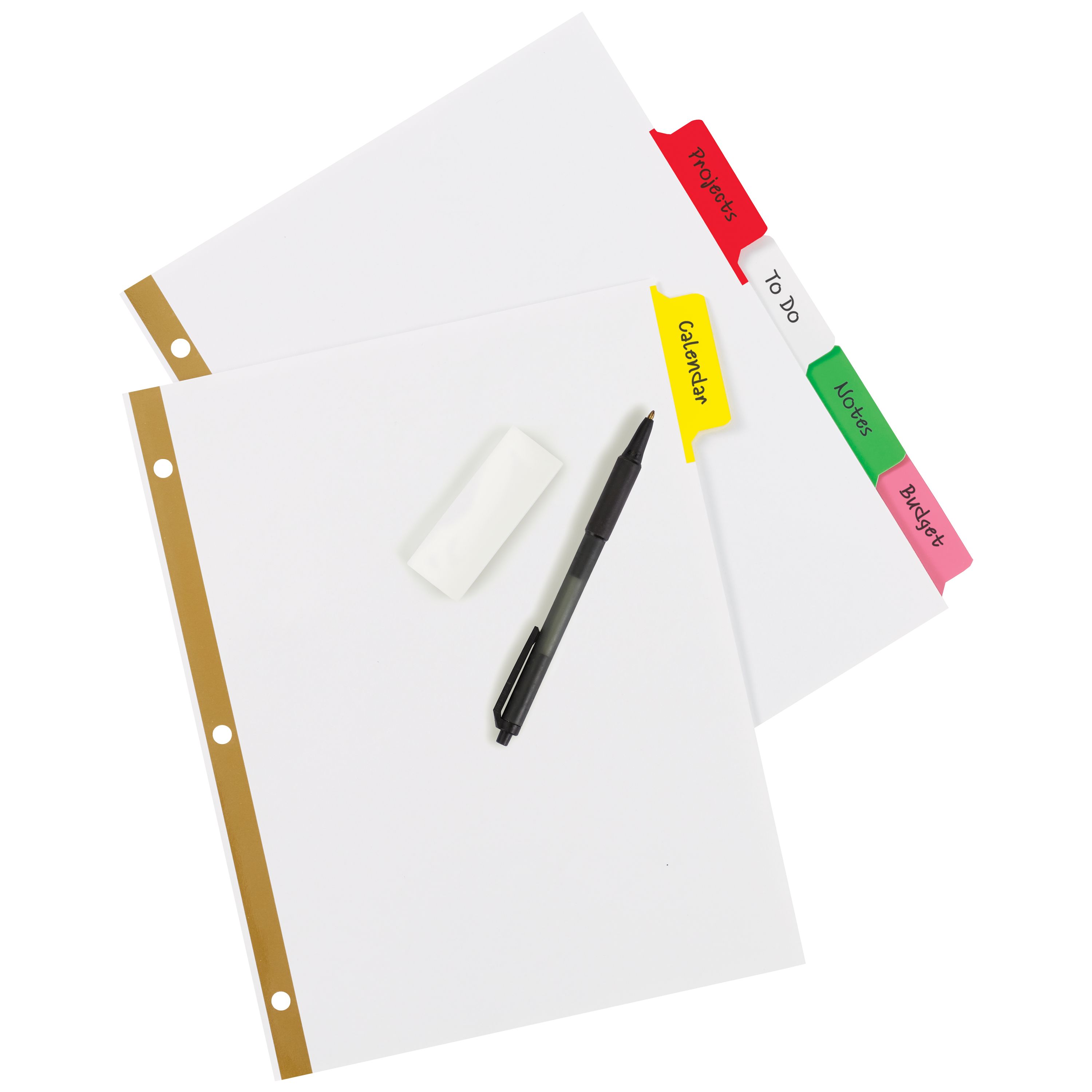 Big Tab™ Write & Erase 5-Tab Dividers 23076 | Avery